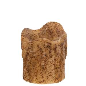 Dripped Pillar - Burnt Ivory - 3"