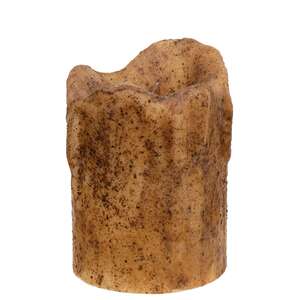 Dripped Pillar - Ivory - 4"