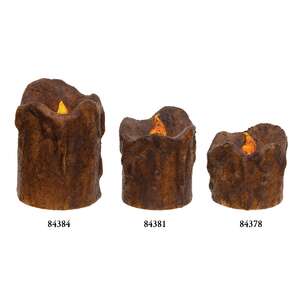 Dripped Pillar - Burnt Mustard - 4"