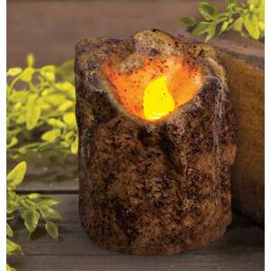 Dripped Pillar - Burnt Mustard - 4"