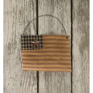 CS37154 Fabric Flag Ornament;