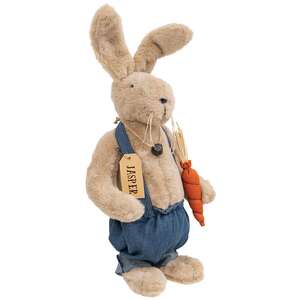 Jasper Overalls Bunny Doll with Carrot