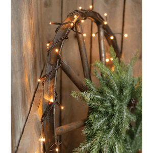 Twinkle Lights - Super Bright Teeny Bulbs - Brown Cord