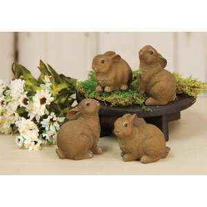 Resin Bunny - 4 asst.