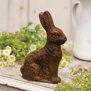 Resin "Chocolate" Bunny - Large
