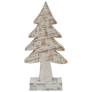 Distressed Wooden Tree, 8" -