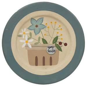 Hello and Smile Strawberry Basket Plate - 2 asst