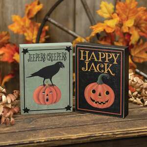 Happy Jack Vintage Look Box Sign, 2 Asstd.