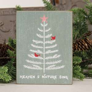 Heaven & Nature Cardinal Christmas Tree Block 38655;