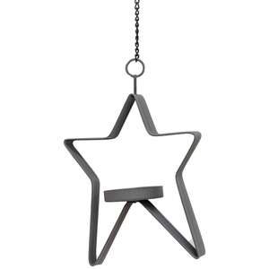 Star Tealight Holder - Farmhouse Colors - 3 asst -