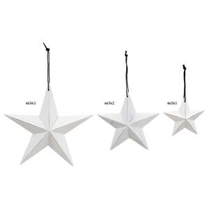 Farmhouse White Barn Star - 5"
