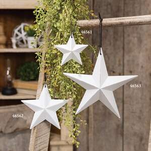 Farmhouse White Barn Star - 8"