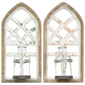 Architectural Arch Wall Vase - 2 Asst -
