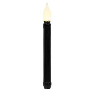 Black Gloss Taper, 9 inch -