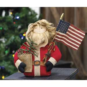Patriotic Santa Doll