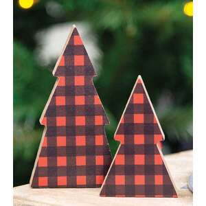 Tree Sitters, Red Buffalo Check - Set of 2