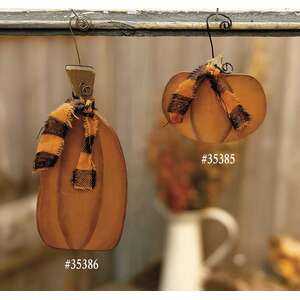 Short Pumpkin Ornament