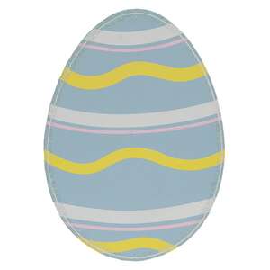 Glittered Blue Easter Egg Accent/Planter Stake 38399;