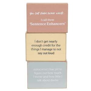 Sentence Enhancers Rectangle Block, 3 Asstd. 38506;