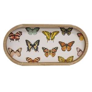 Butterflies Oval Tray 38562;