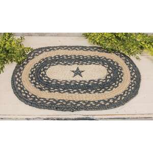 Primitive Pewter Star Braided Placemat