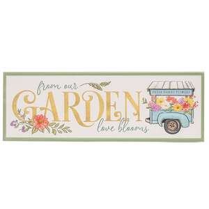From Our Garden Love Blooms Metal Sign 60493;