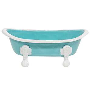Teal Iron Bathtub Soap Dish 70204;