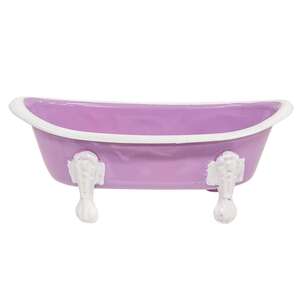Lilac Iron Bathtub Soap Dish 70205;