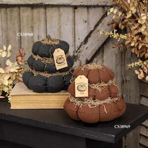 Harvest Greetings Stuffed Pumpkin Stack