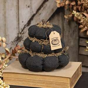 Harvest Greetings Stuffed Pumpkin Stack