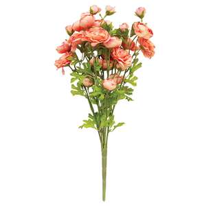 Coral Ranunculus Bush, 18" HJ092515;