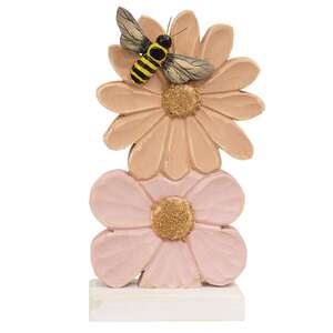 Stacked Wooden Daisy Sitter RJA5529;