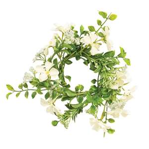 Heavenly Blossoms Candle Ring, 3.5" SA112525;