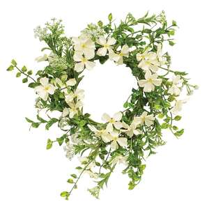 Heavenly Blossoms Candle Ring, 6.5" SA112527;