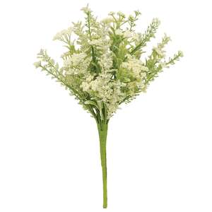 Delicate Cream Astilbe & Lace Bush, 14" SA112535;