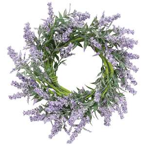 Lavender Blossoms Candle Ring, 3.5" SA112537;