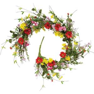 Sun Dazzled Blooms Garland, 4 ft SA112538;