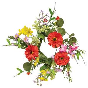 Sun Dazzled Blooms Candle Ring, 3.5" SA112539;