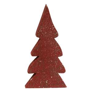 Distressed Wooden Christmas Color Trees, 3/Set