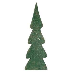 Distressed Wooden Christmas Color Trees, 3/Set