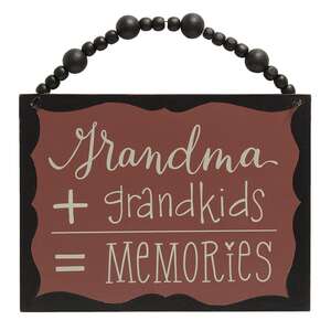 Grandparent Math Beaded Sign, 2 Asstd.