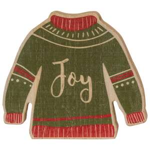 Christmas Sweater Chunky Sitter, 3 Asstd. 35505;