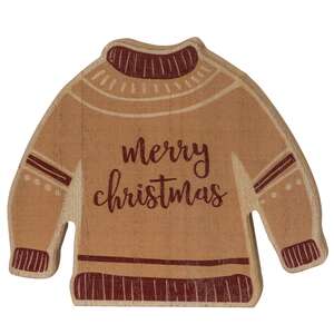 Christmas Sweater Chunky Sitter, 3 Asstd. 35505;
