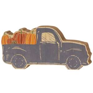 Chunky Blue Pumpkin Truck Sitter 35514;
