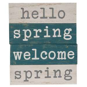Welcome Spring Duo Mini Block, 4 Asstd. 35528;