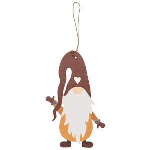 Wooden Winter Gnome Ornaments, 4/Set 35636;