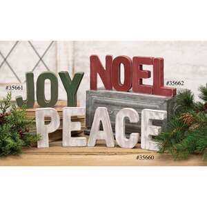 NOEL Cutout Letters, Set of 4;