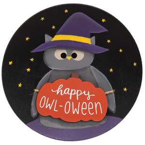 Halloween Charm Plate, 3 Asstd.