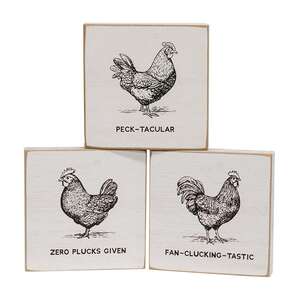 Peck-Tacular 4" Square Block, 3 Asstd. 38224;