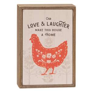 Love & Laughter Home Mini Box Sign 38247;